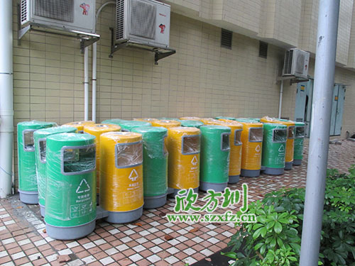 珠海小區(qū)玻璃鋼垃圾桶，有保障的玻璃鋼分類垃圾桶