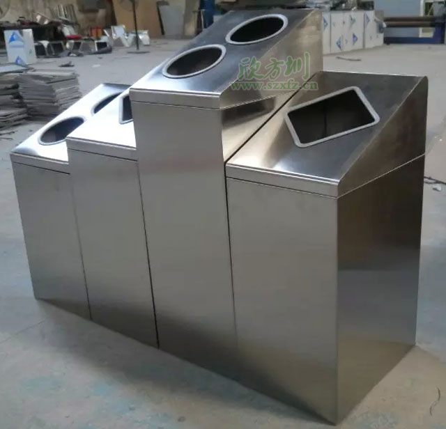 江西南昌商場不銹鋼分類環?；厥胀靶婪桔诠S生產圖